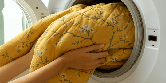 Washing Quilts At Home | Care Guide | Blue Dahlia | Luxury & Premium Bedding Collections | King Size Bedsheets | Fitted Elastic Bedsheets (Figure) Analysis of Washing Quilts At Home | Care Guide | Blue Dahlia | Luxury & Premium Bedding Collections | King Size Bedsheets | Fitted Elastic Bedsheets