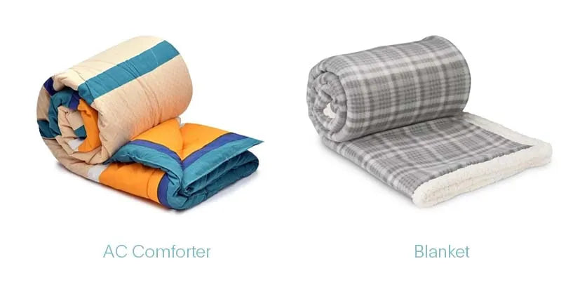 Is an AC Comforter warmer than a blanket