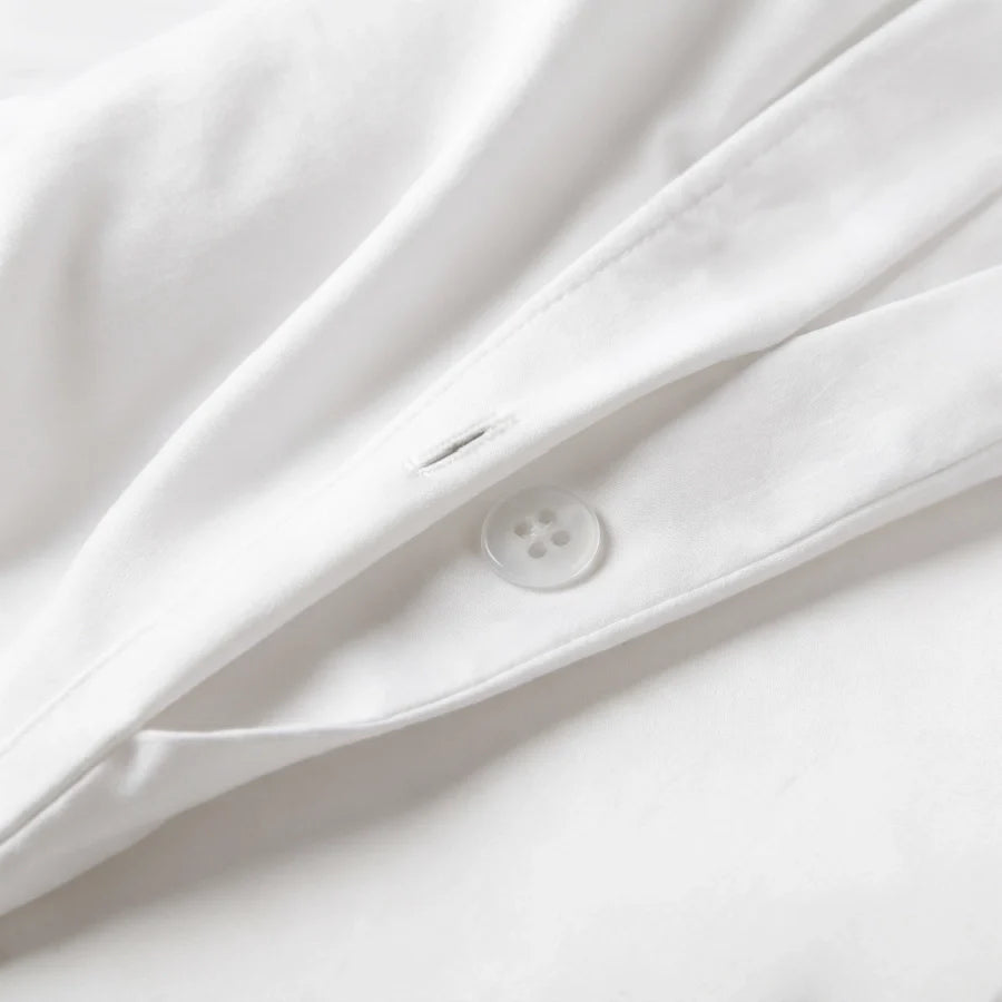 Duvet Cover - 1000TC Solid - Double [Duvet Cover - 1000TC Solid - White - Double]