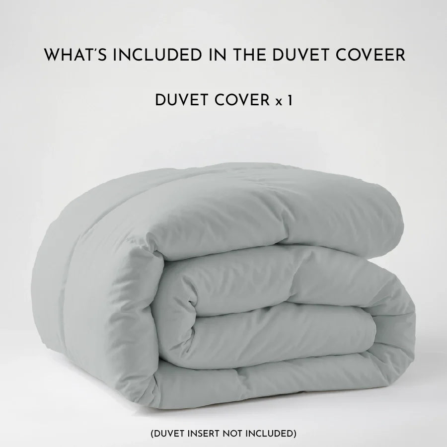 Duvet Cover - 1000TC Solid - Double [Duvet Cover - 1000TC Solid - Grey - Double]