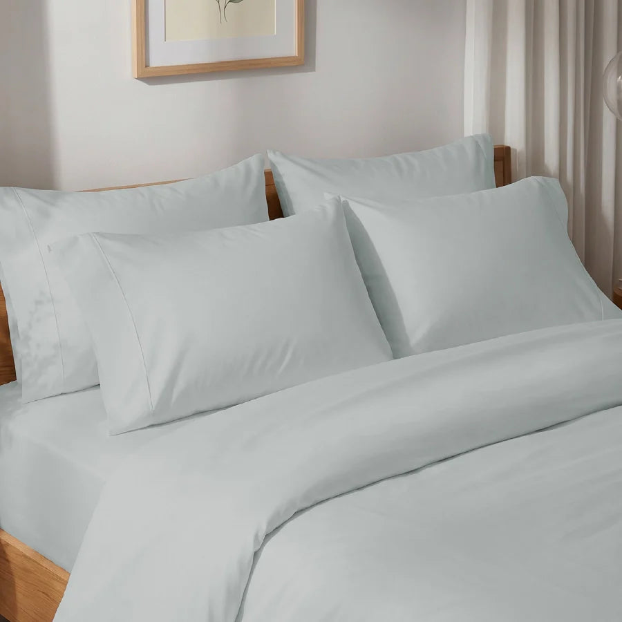 Bedsheet Set - Solid 1000TC - Light Grey - King