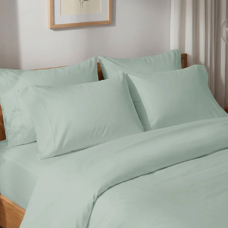 Bedsheet Set - Solid 1000TC - Sage - King