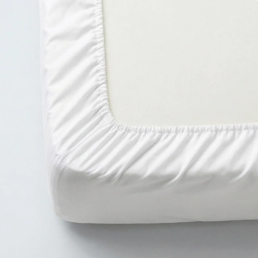 Bedding Bundle - 1000TC Fitted Sheet Set w [Bedding Bundle - Fitted Sheet Set with Duvet Cover - 1000TC Solid - White - King]