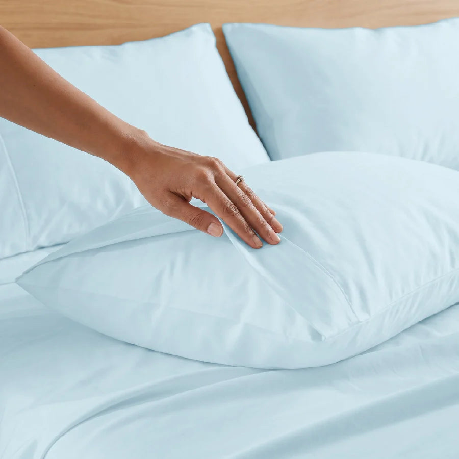 Pillow Cover - Solid 1000TC [Pillow Cover - Solid 1000TC - Pale Blue]