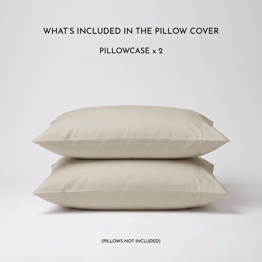 Pillow Cover - Solid 1000TC [Pillow Cover - Solid 1000TC - Beige]