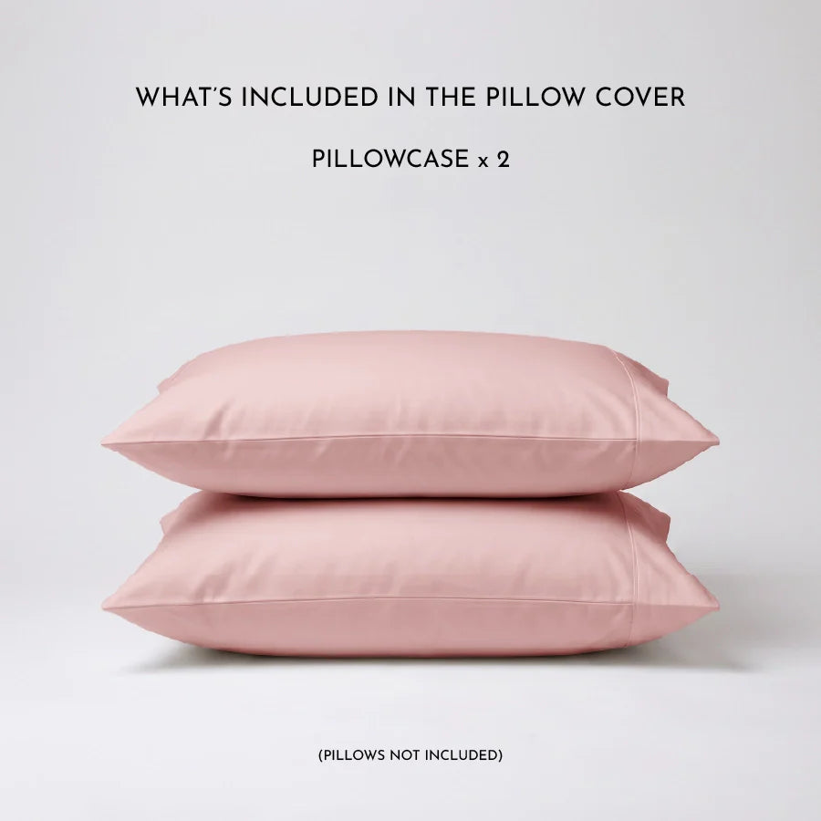 Pillow Cover - Solid 1000TC [Pillow Cover - Solid 1000TC - Cameo Rose [1000TCPCCR]]