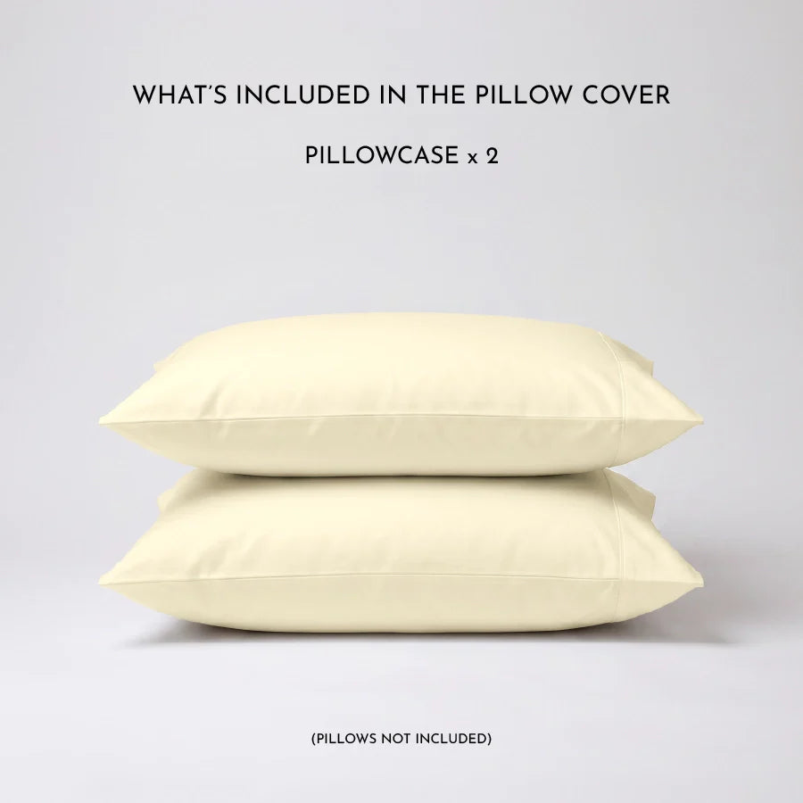 Pillow Cover - Solid 1000TC [Pillow Cover - Solid 1000TC - Ivory]