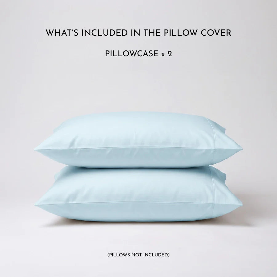 Pillow Cover - Solid 1000TC [Pillow Cover - Solid 1000TC - Pale Blue]