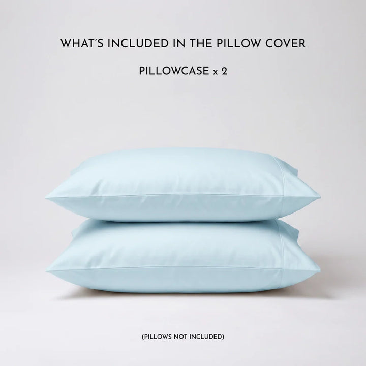 Pillow Cover - Solid 1000TC [Pillow Cover - Solid 1000TC - Pale Blue]