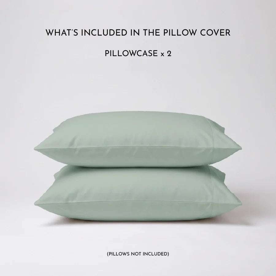 Pillow Cover - Solid 1000TC - Sage