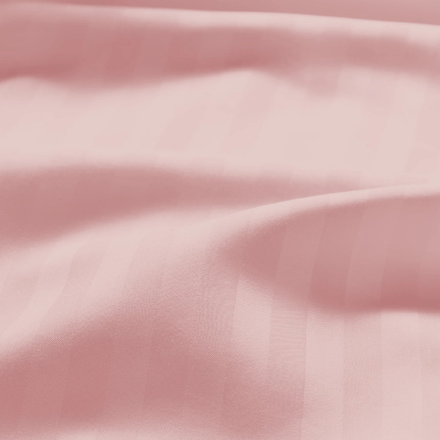 Duvet Cover - 300TC Striped Luxe - Double [Duvet Cover - 300TC Striped Luxe - Cameo Rose - Double]