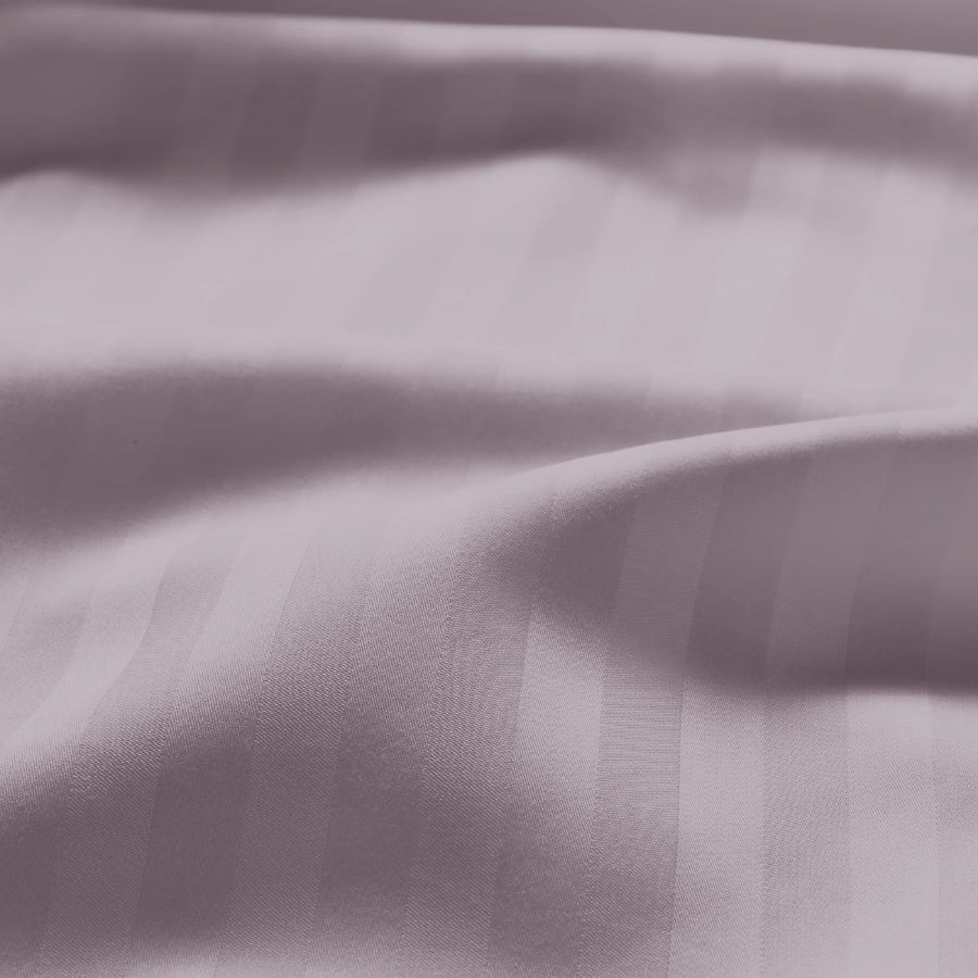 Bed Sheet Set - 300TC Striped Luxe - Single & King [Bed Sheet Set - 300TC Striped Luxe - Lilac - Single & King]