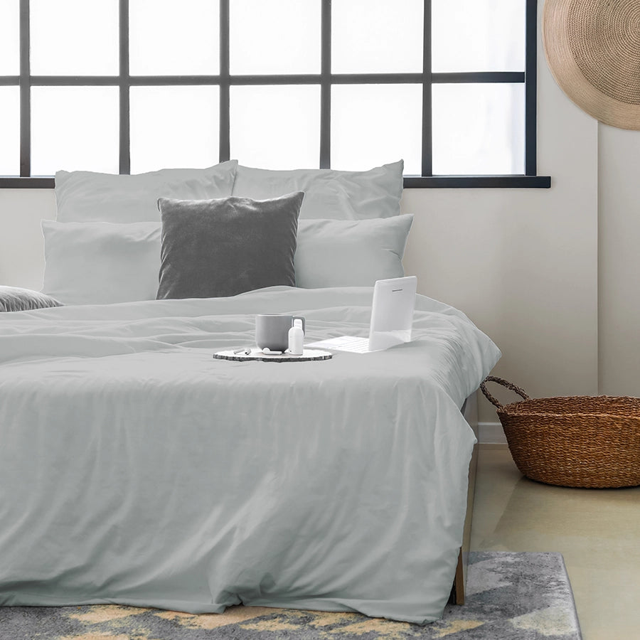 Pillow Cover - 200TC Percale [Pillow Cover - 200TC Percale - Light Grey]