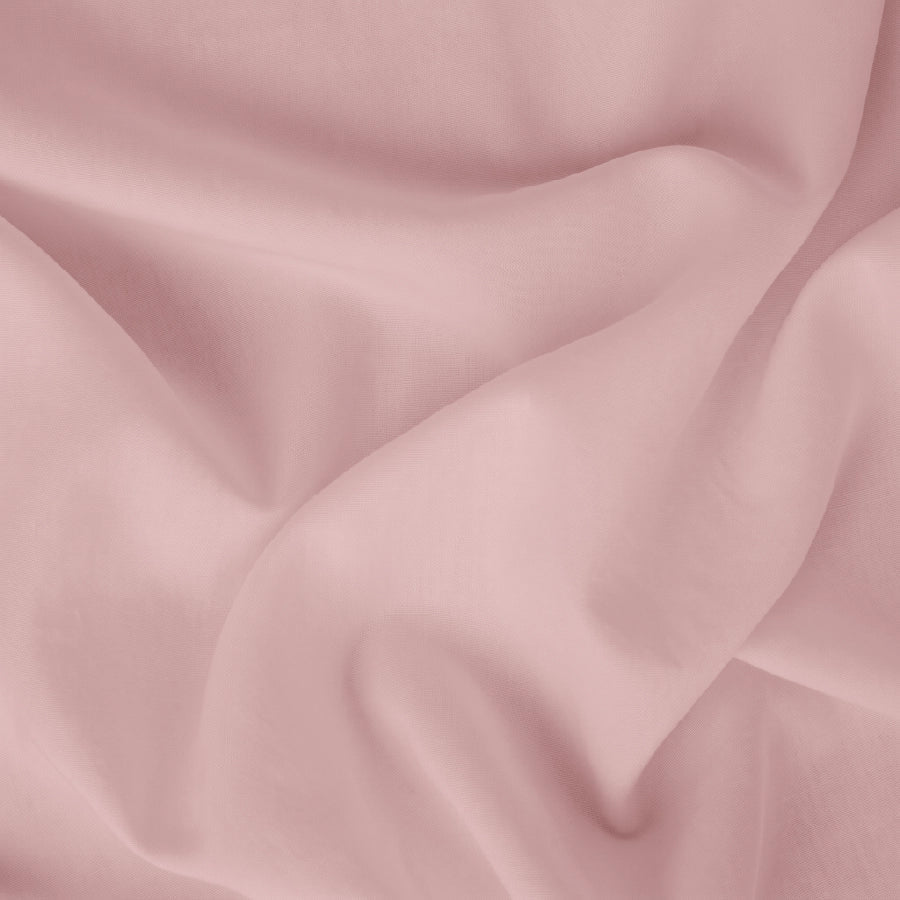 Bedsheet Set | 200TC Percale | 100% Cotton King Size Bedsheet + 2 Pillow Cases - Solid-Cameo-Rose