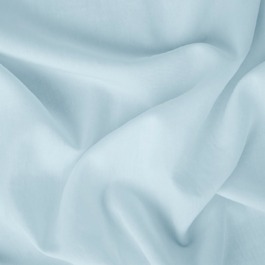 Bedsheet Set | 200TC Percale | 100% Cotton King Size Bedsheet + 2 Pillow Cases - Solid-Pale-Blue