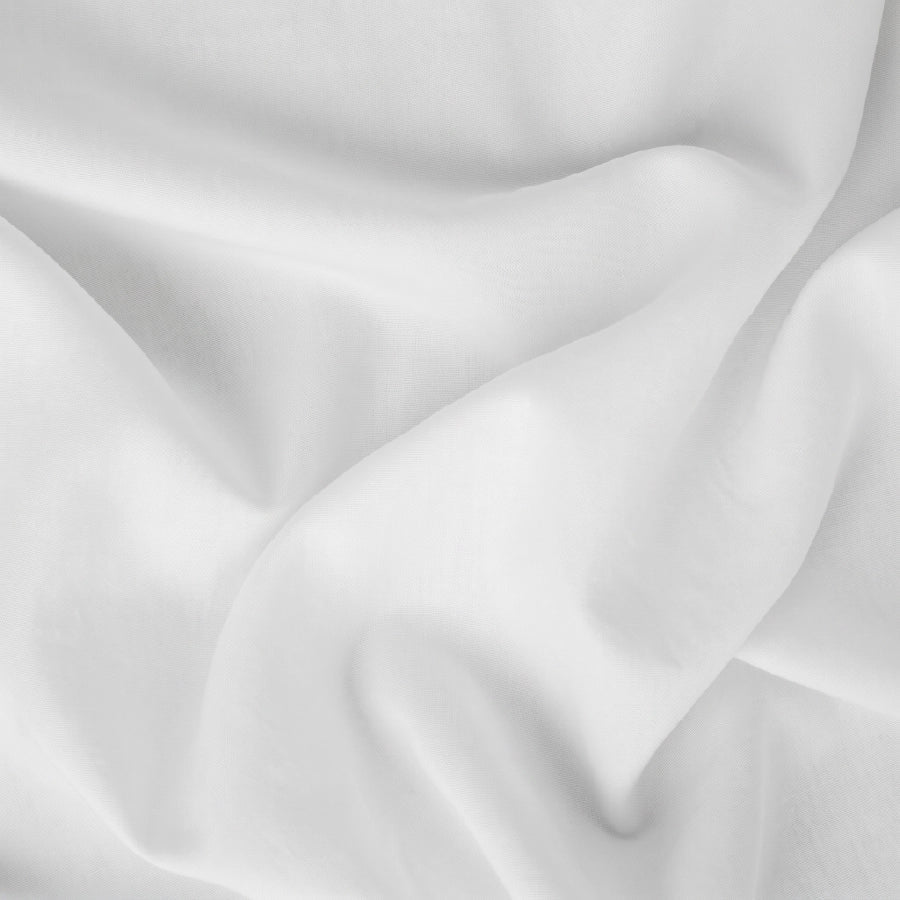 Bedsheet Set | 200TC Percale | 100% Cotton King Size Bedsheet + 2 Pillow Cases - Solid-White