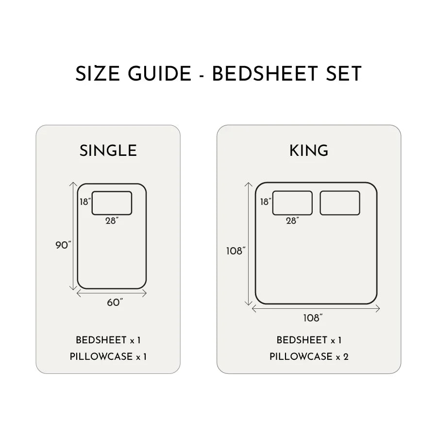 300TC Stripes Bedsheet Sage