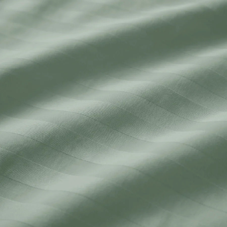 300TC Stripes Bedsheet Sage
