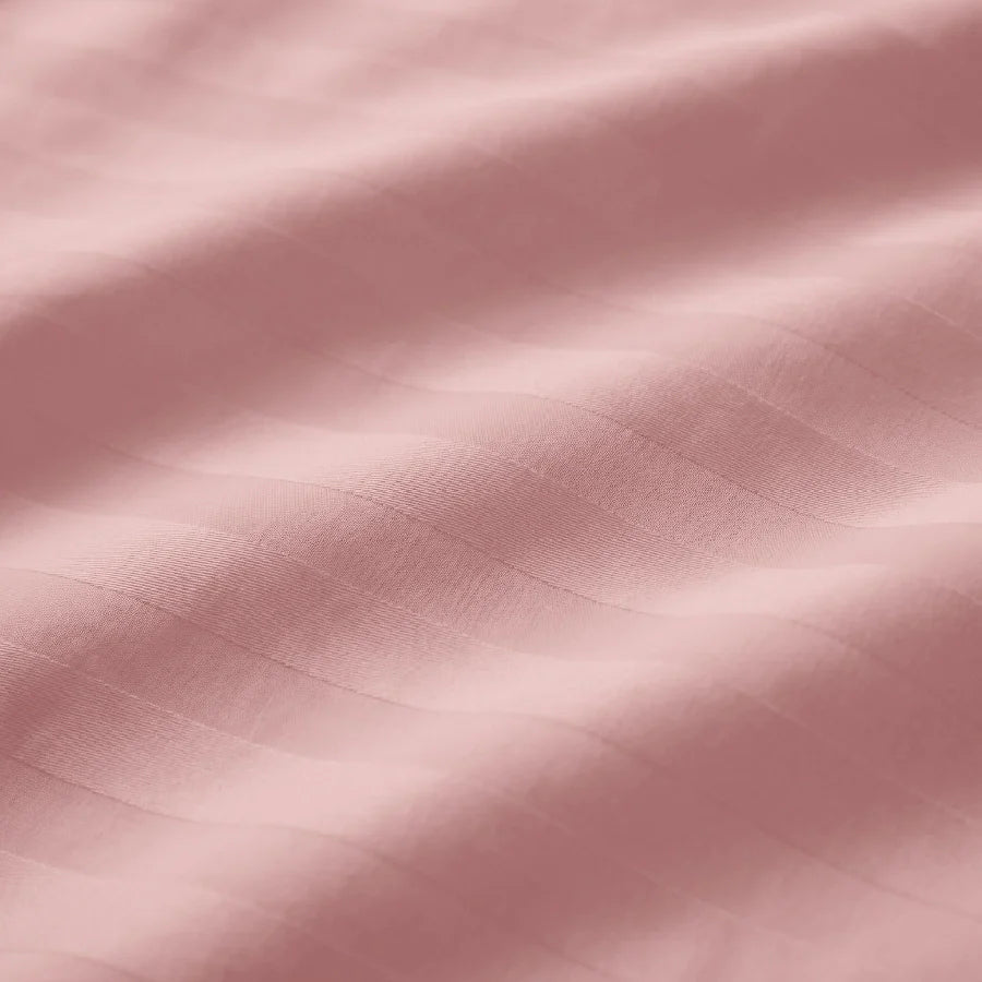 300TC Stripes Bedsheet Single Cameo Rose