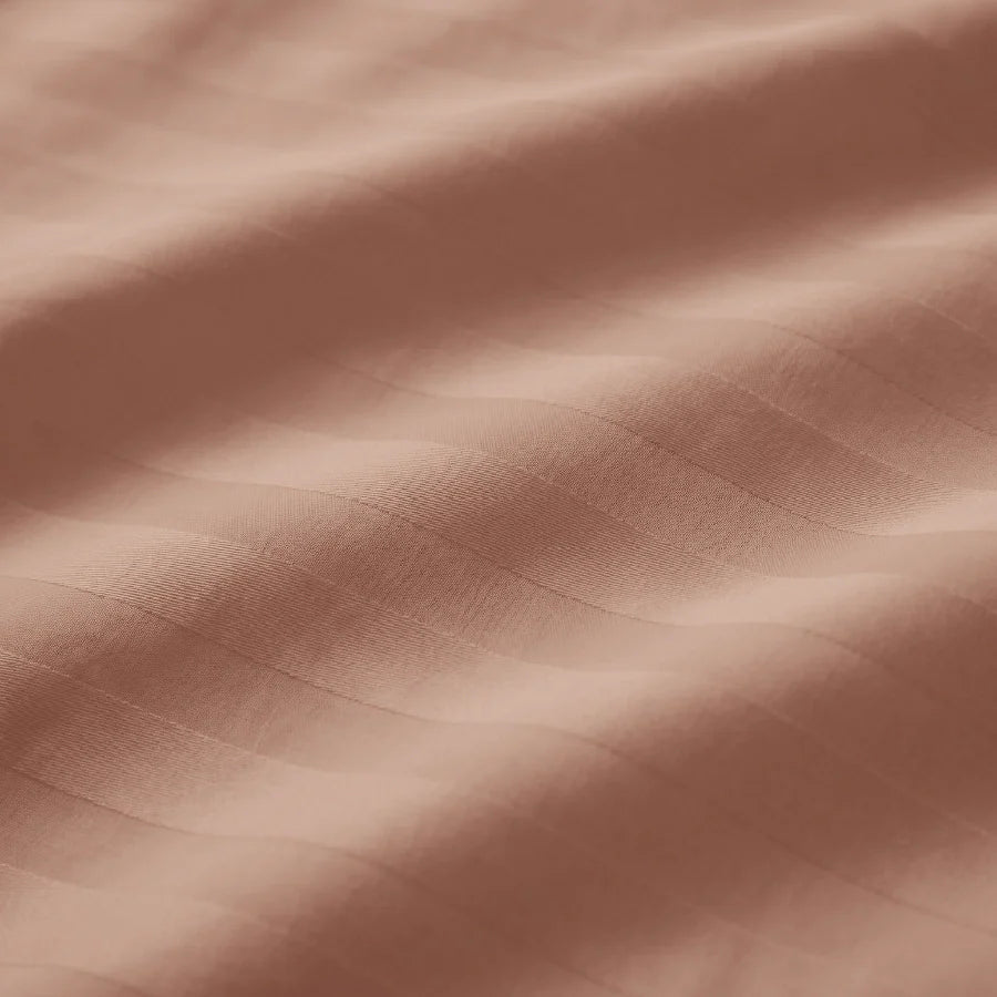 300TC Stripes Bedsheet Single Coral