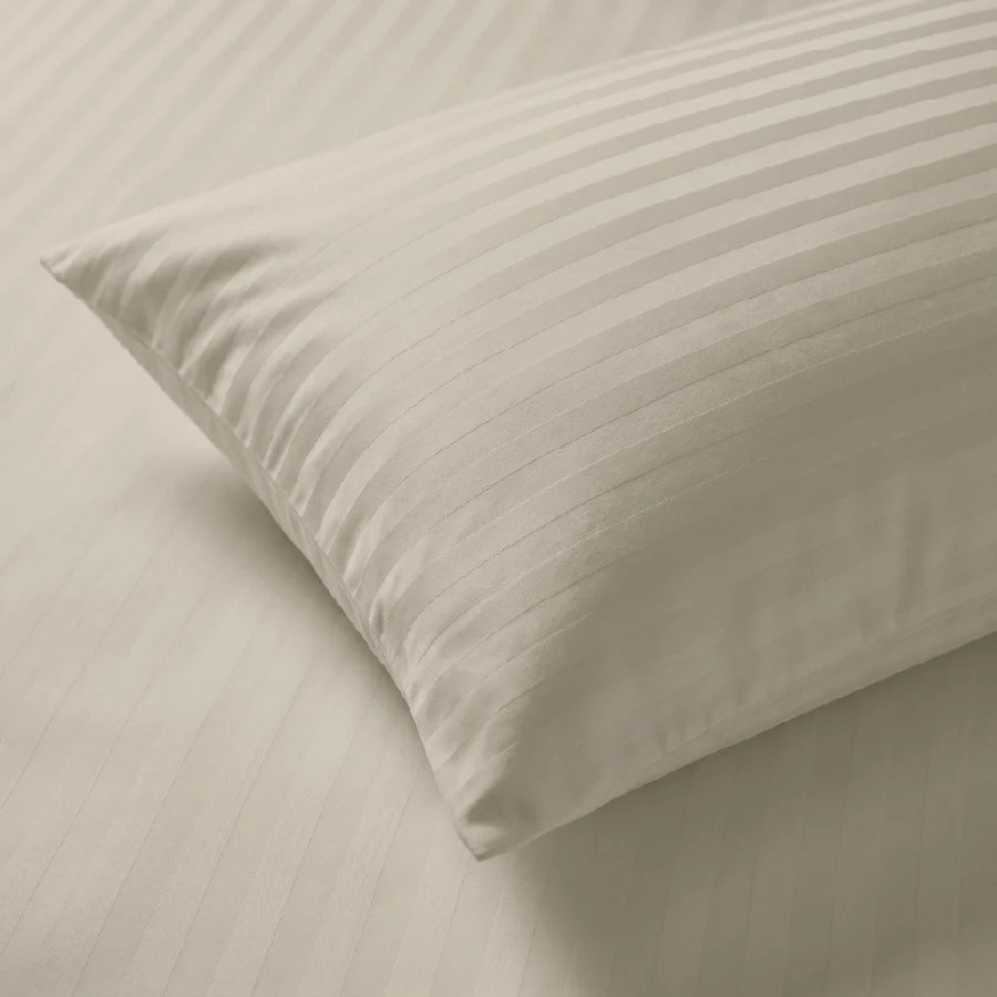 300TC Stripes Pillow Case Beige