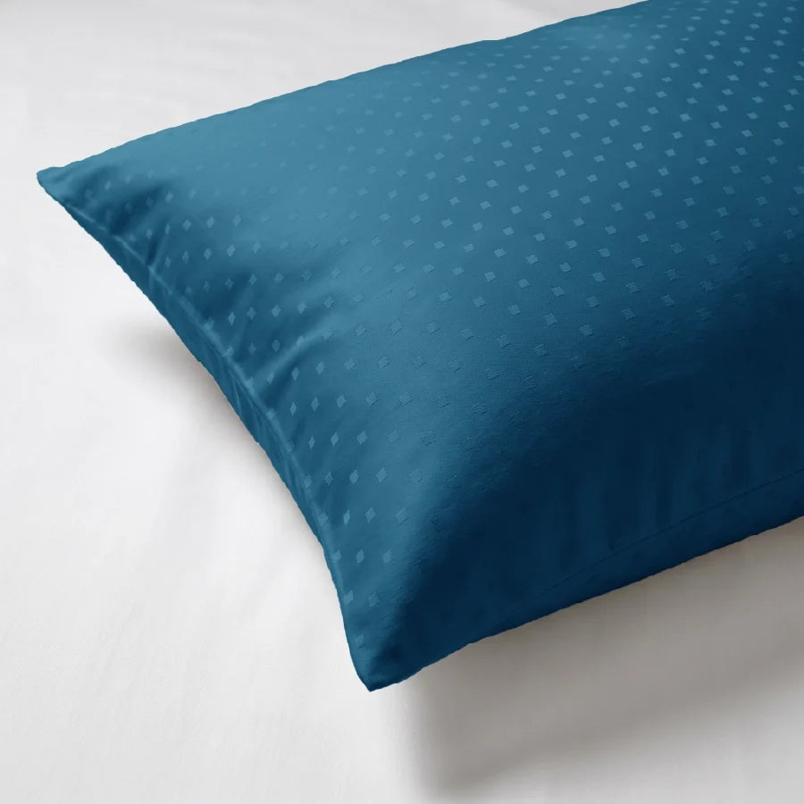 Pillow Cover | Swiss Dot | 100% Cotton | Pack of 2 Pillow Cases | 300TC - Swiss-Dot-Azure-Blue