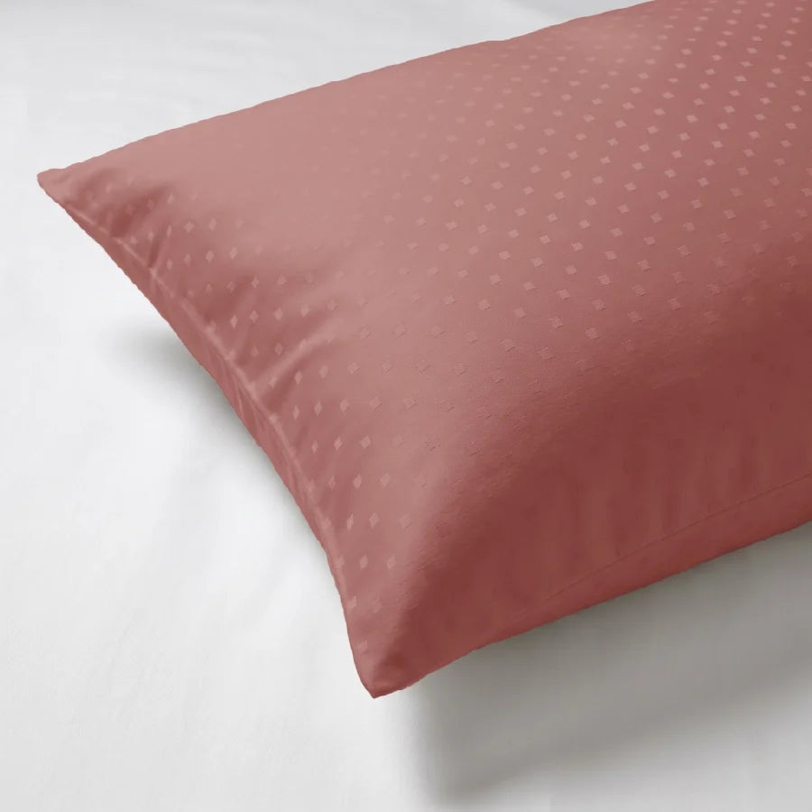 Pillow Cover | Swiss Dot | 100% Cotton | Pack of 2 Pillow Cases | 300TC - Swiss-Dot-Desert-Sand