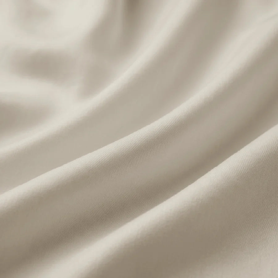 Bedsheet Set | 400TC Solid | 100% Cotton King Size Bedsheet + 2 Pillow Cases - Solid-Beige