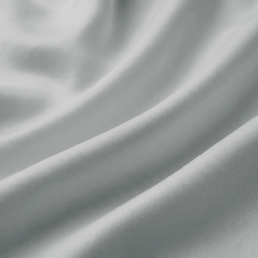 Bedsheet Set | 400TC Solid | 100% Cotton King Size Bedsheet + 2 Pillow Cases - Solid-Light-Grey
