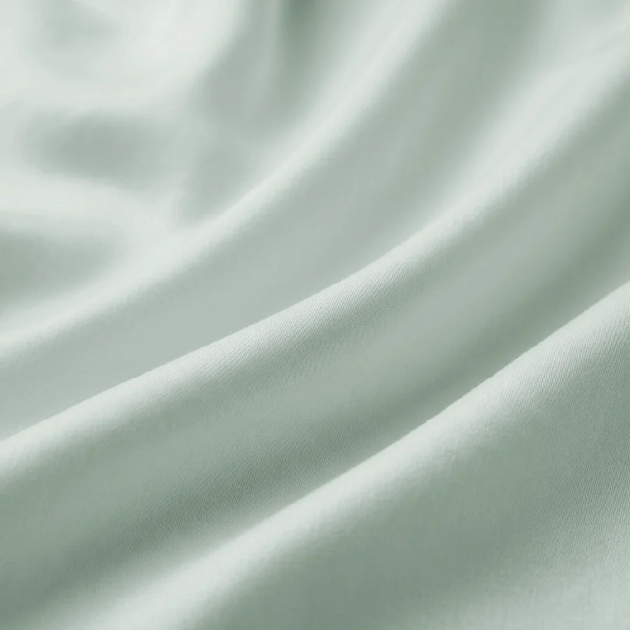 Bedsheet Set | 400TC Solid | 100% Cotton King Size Bedsheet + 2 Pillow Cases - Solid-Laurel-Green