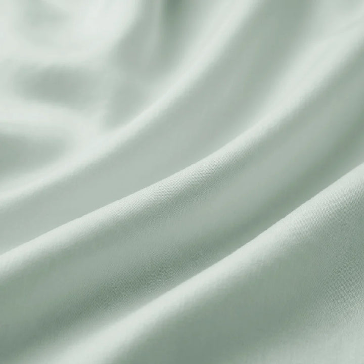 Bedsheet Set | 400TC Solid | 100% Cotton King Size Bedsheet + 2 Pillow Cases - Solid-Laurel-Green
