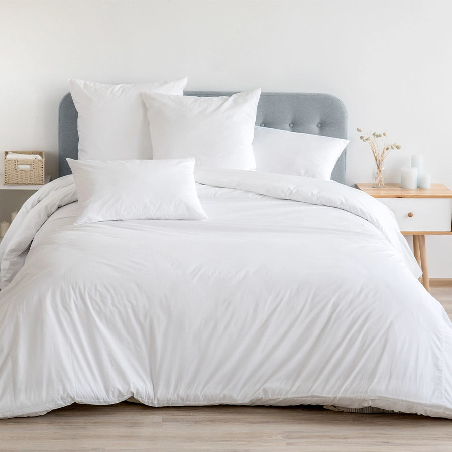 Duvet Cover - 400TC Solid - Double [Duvet Cover - 400TC Solid - White - Double]