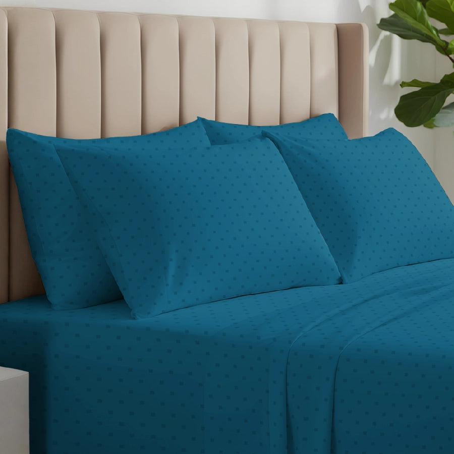 Bedsheet Set - 500TC Swiss Dot - King