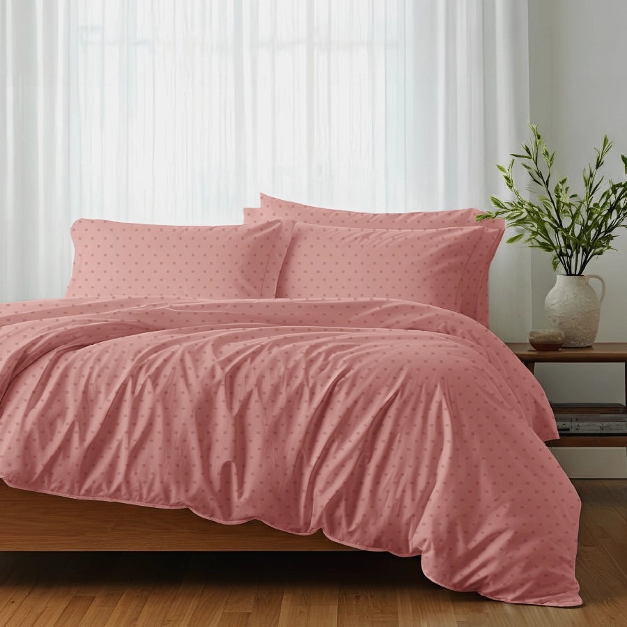 Pillow Cover - 500TC Swiss Dot - Desert Sand