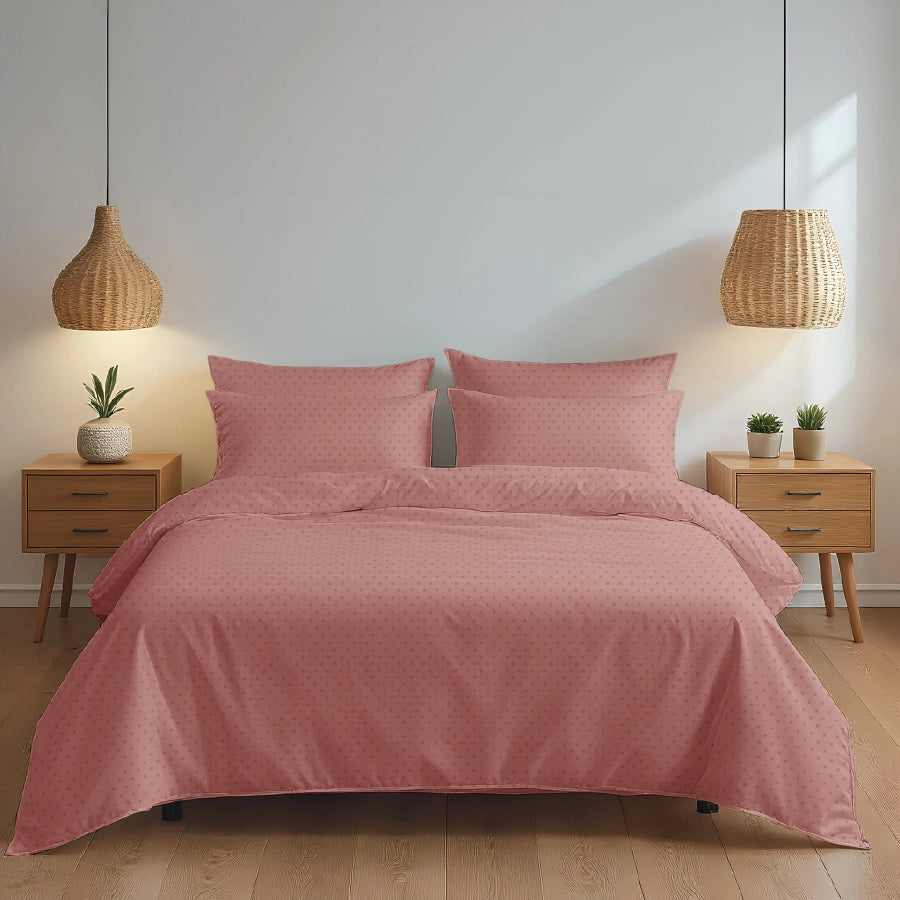 Pillow Cover - 500TC Swiss Dot - Desert Sand