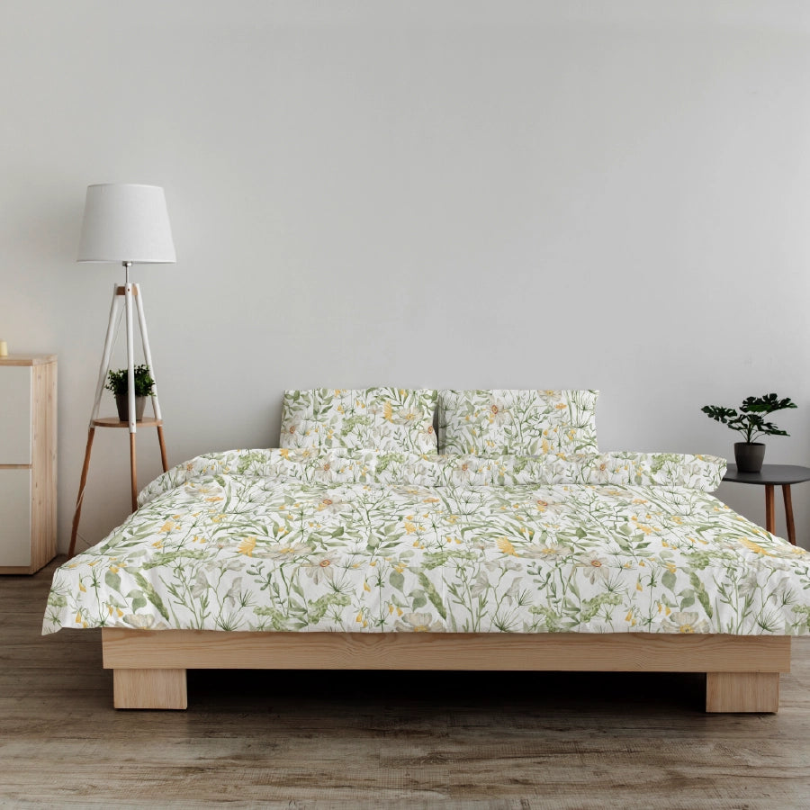 Duvet Cover -  Aquarelle Garden - Double - 200TC