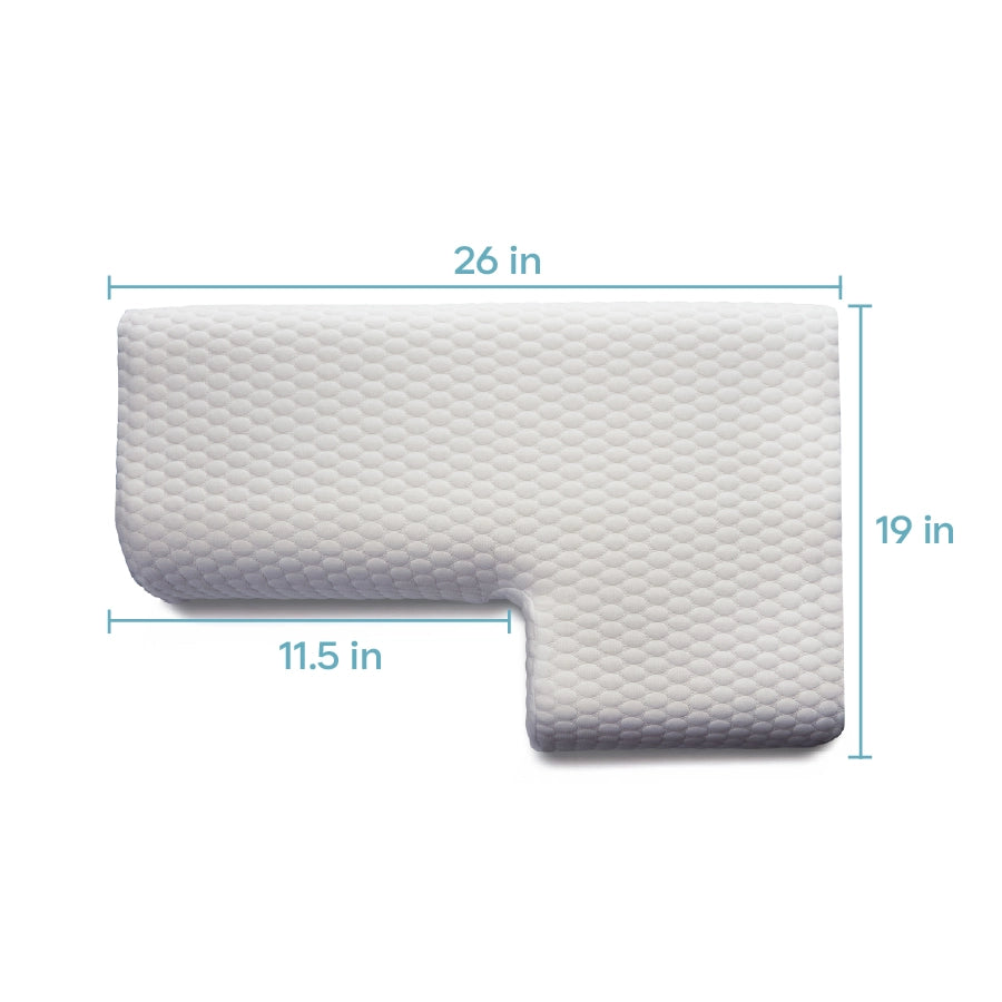 Arm Guard Memory Foam Pillow (Anti Pressure) - White - 200TC