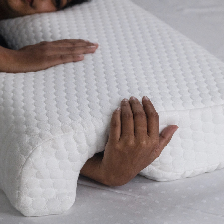 Arm Guard Memory Foam Pillow (Anti Pressure) - White - 200TC