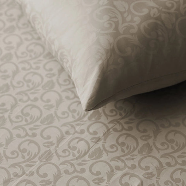 Duvet Cover - Blooming Coral Jacquard - Double [Duvet Cover - Blooming Coral Jacquard - Toasted Almond - Double]