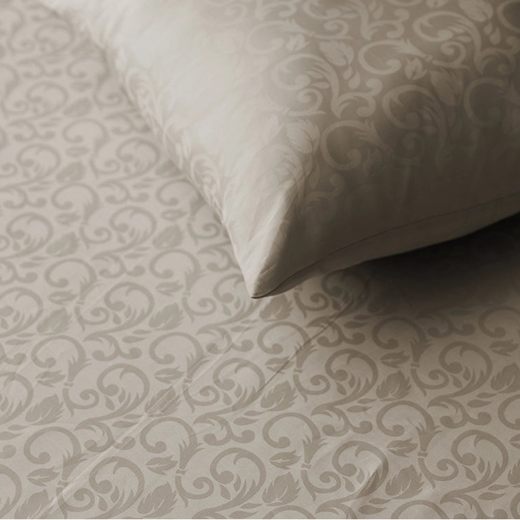 Bedsheet Set - Blooming Coral Jacquard - King [300JACSSBCT]