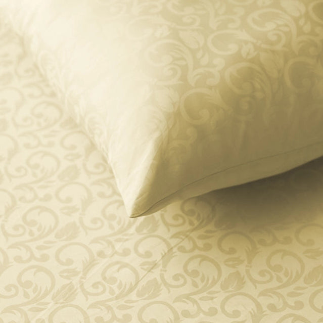 Duvet Cover - Blooming Coral Jacquard - Double [Duvet Cover - Blooming Coral Jacquard - Ivory - Double]