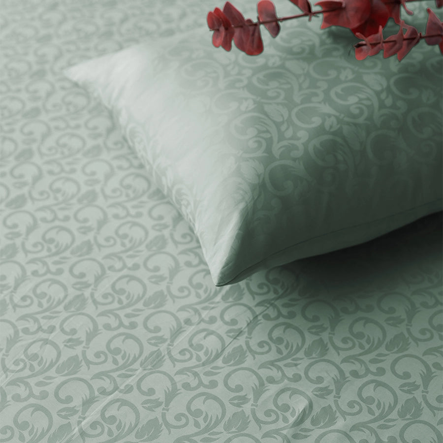 Duvet Cover - Blooming Coral Jacquard - Double [Duvet Cover - Blooming Coral Jacquard - Double]