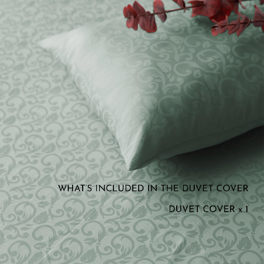 Duvet Cover - Blooming Coral Jacquard - Double [Duvet Cover - Blooming Coral Jacquard - Double]