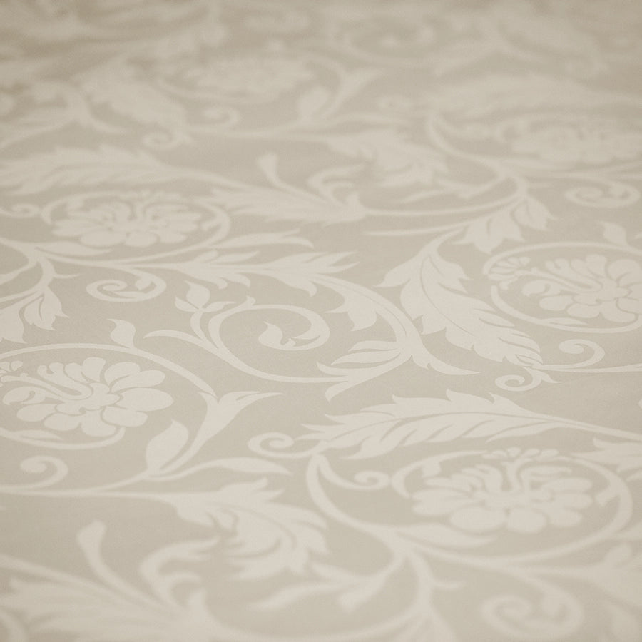 Fitted Sheet Set - Bold Floral - Jacquard - Beige