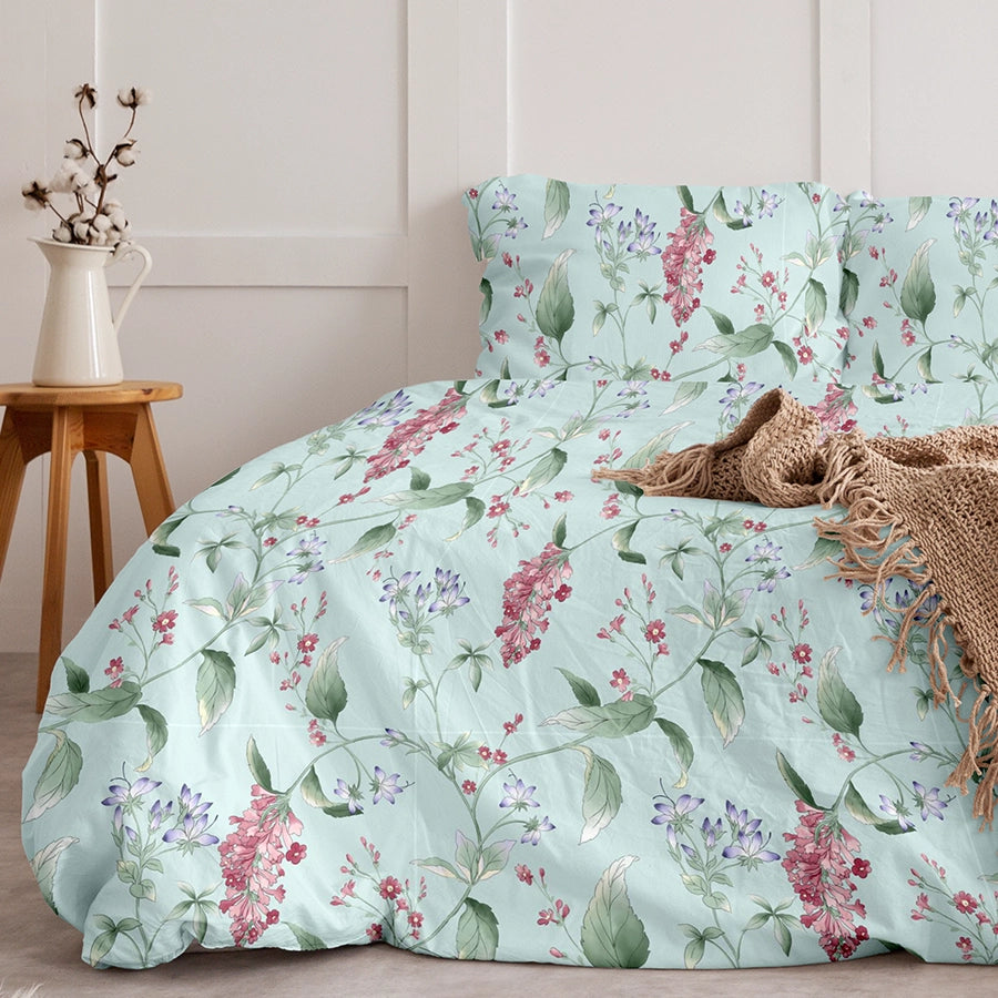 Bedsheet Set - Bressie Botanica - Bressie_Botanica - King- 300TC