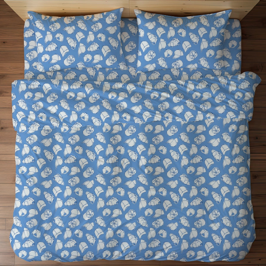 Pillow Cover - Caps - Caps Blue - 300TC
