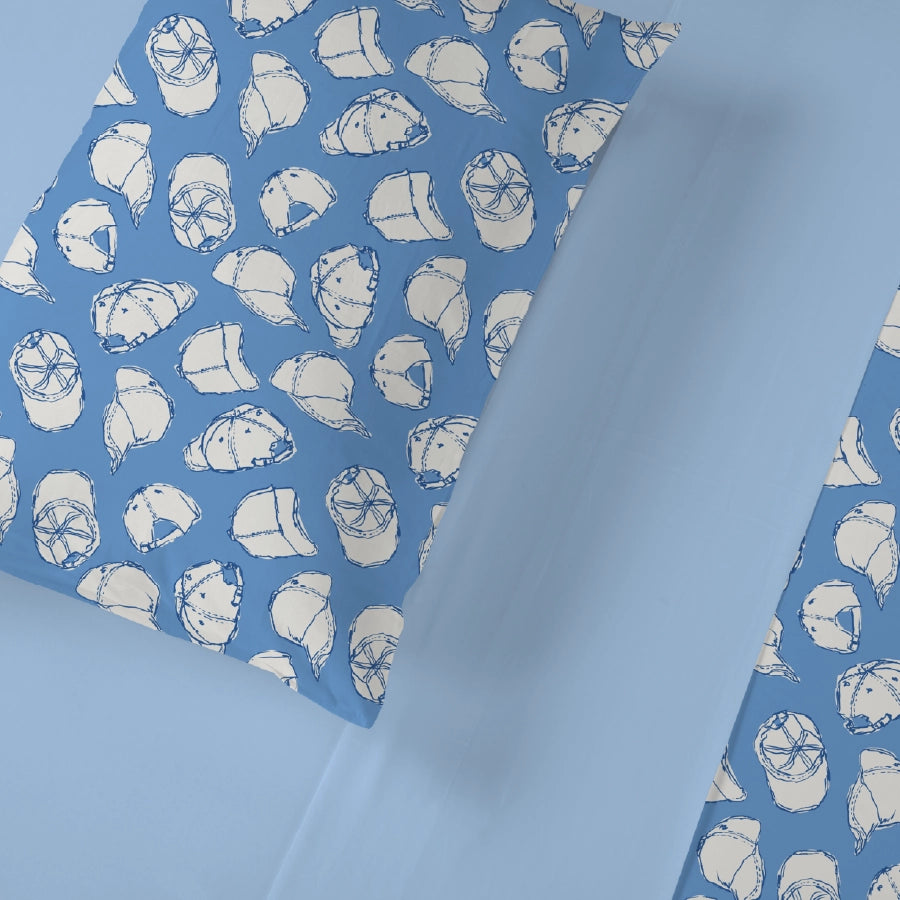 Pillow Cover - Caps - Caps Blue - 300TC