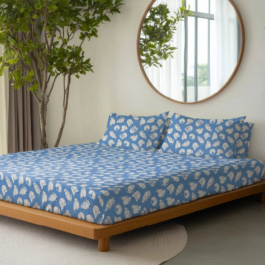 Duvet Cover - Caps - Caps Blue - Double - 300TC