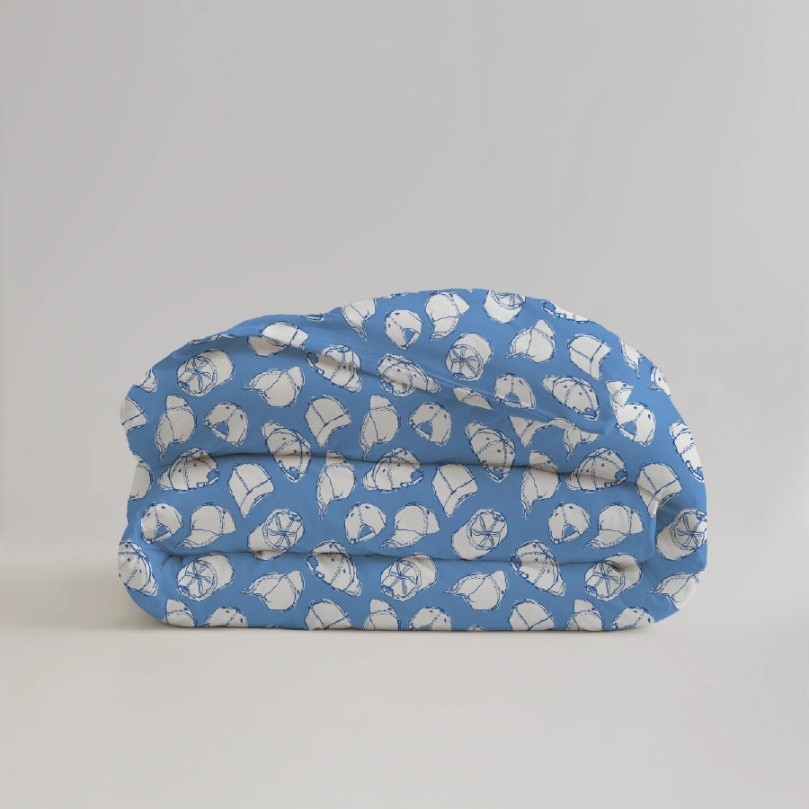 Duvet Cover - Caps - Caps Blue - Double - 300TC