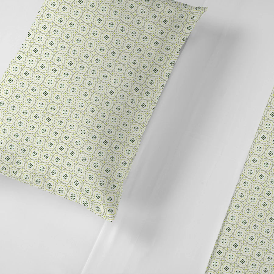 Bedsheet Set - Lemon Ridge - Single & King - 200TC - Size Single
